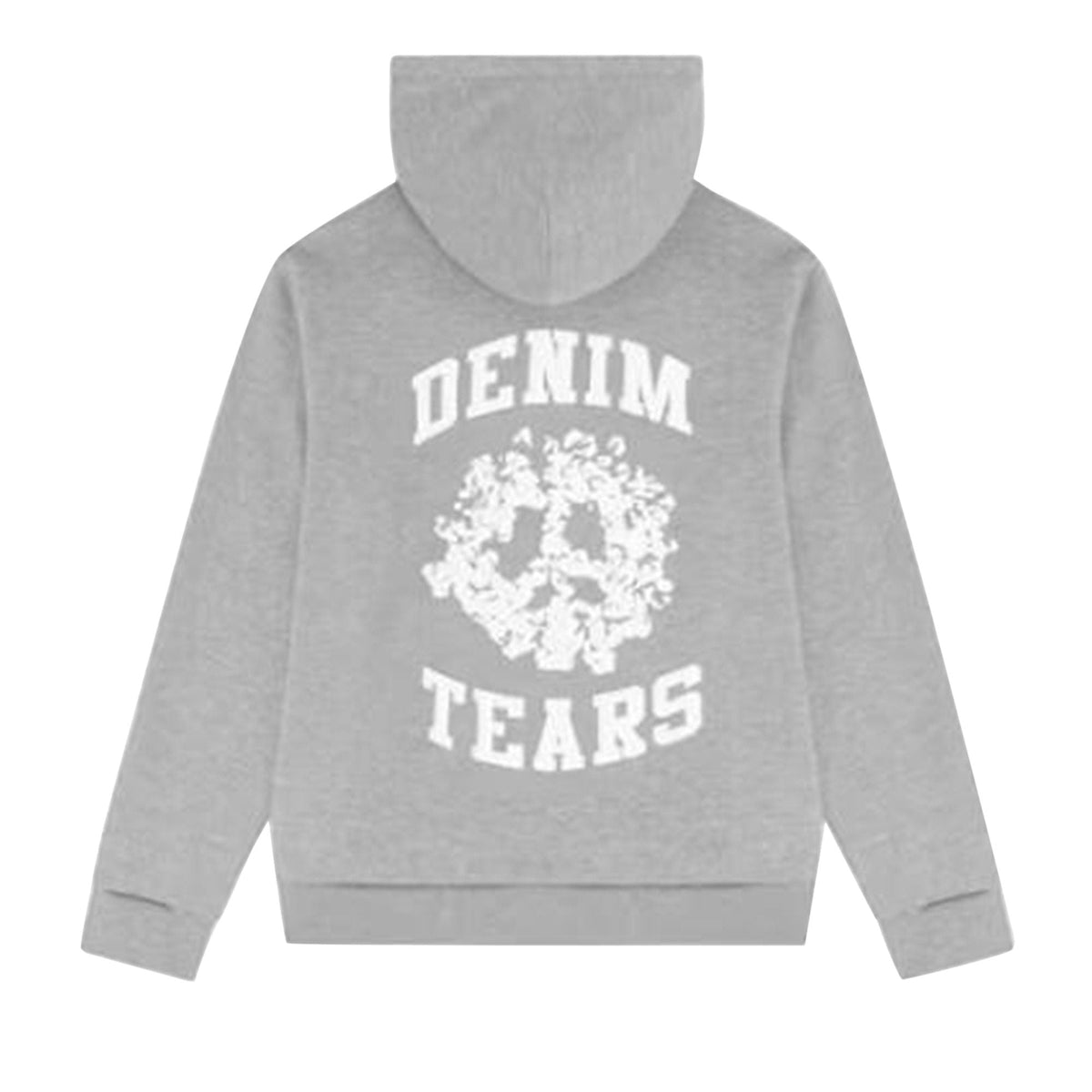 Denim Tears Denim University Zip Hoodie Grey/White - Im Your Wardrobe