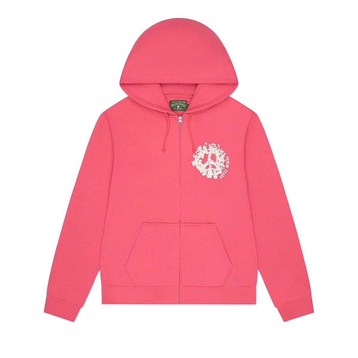 Denim Tears Denim University Zip Hoodie Pink - Im Your Wardrobe