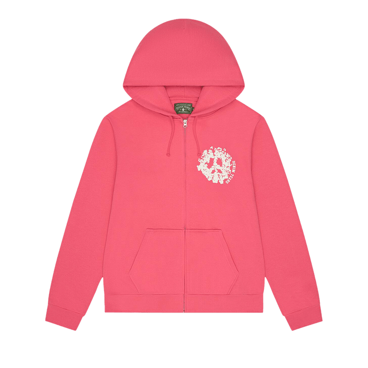 Denim Tears Denim University Zip Hoodie Pink - Im Your Wardrobe