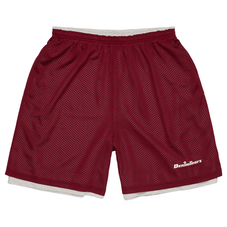 Denim Tears DT Sport Double Layer Mesh Short Red - Im Your Wardrobe