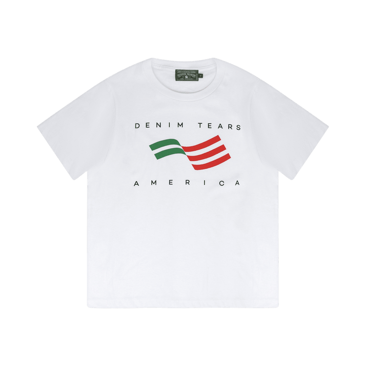 Denim Tears Ellis Tears Tee White - Im Your Wardrobe