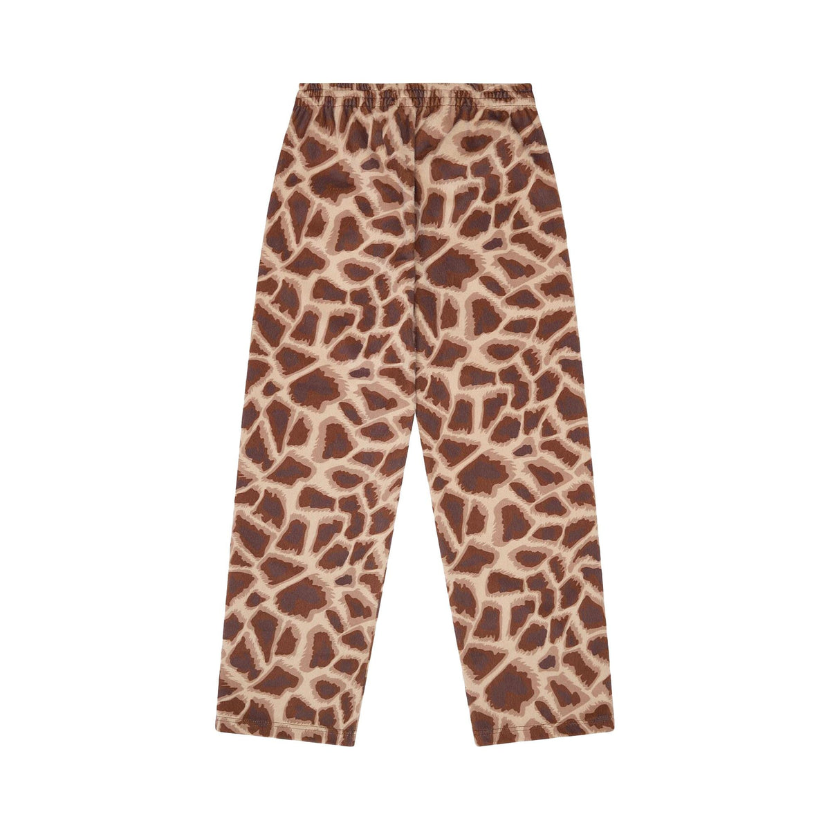 Denim Tears Faux Fur Giraffe Print Sweatpant Brown - Im Your Wardrobe
