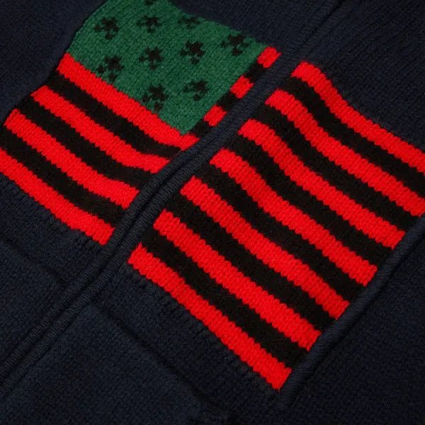 Denim Tears Flag Zip Sweater - Im Your Wardrobe