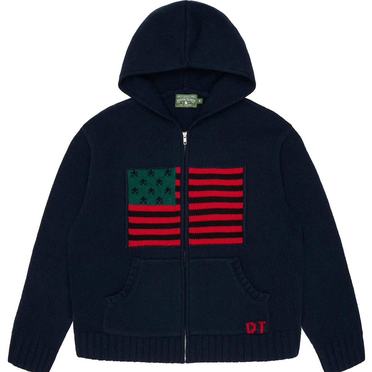 Denim Tears Flag Zip Sweater - Im Your Wardrobe