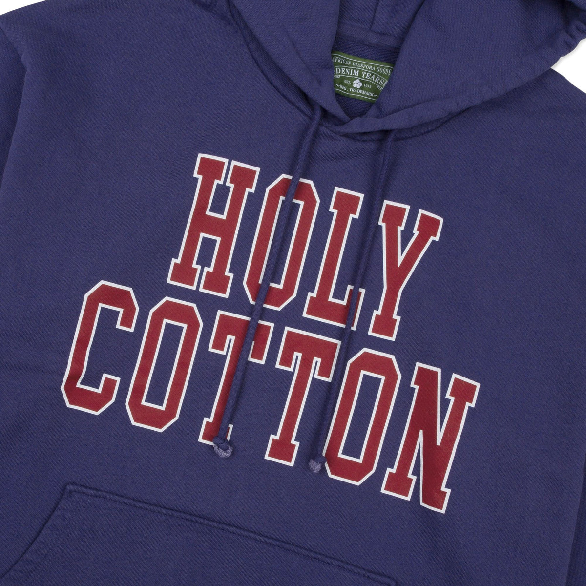 Denim Tears Holy Cotton Hoodie Navy - Im Your Wardrobe