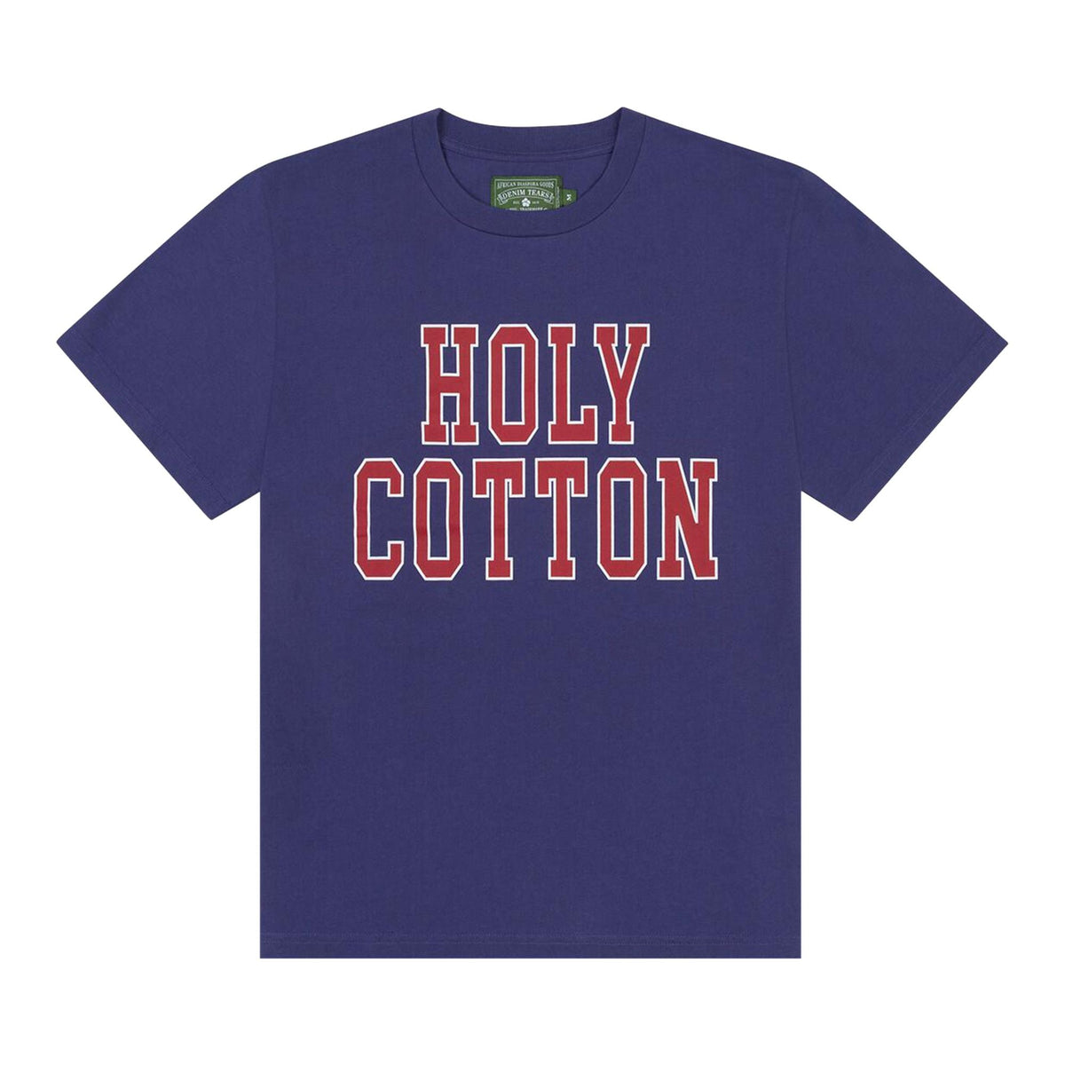 Denim Tears Holy Cotton Tee Navy - Im Your Wardrobe