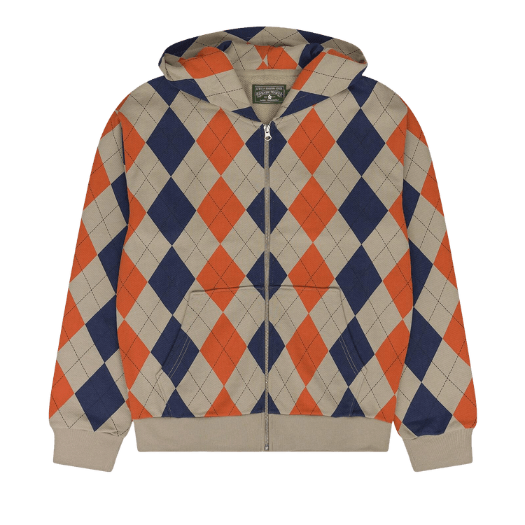 Denim Tears Intarsia Zip Hoodie Beige - Im Your Wardrobe