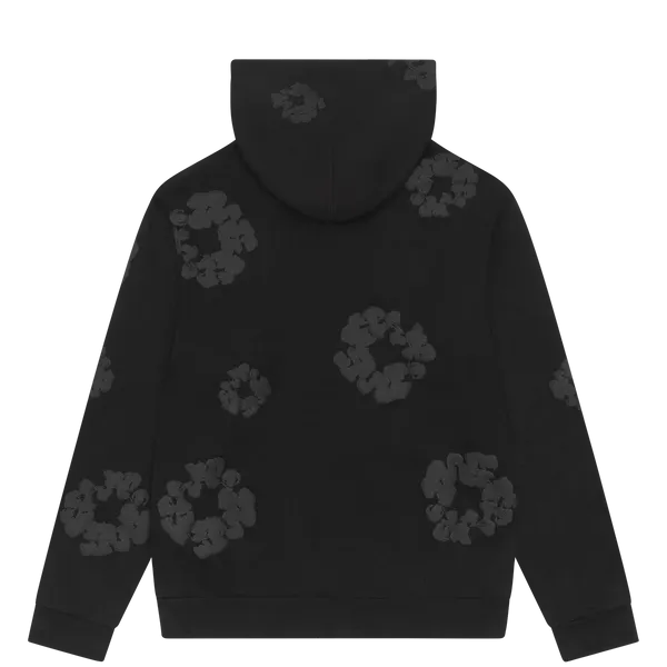 Denim Tears Mono Cotton Wreath Hoodie Black - Im Your Wardrobe