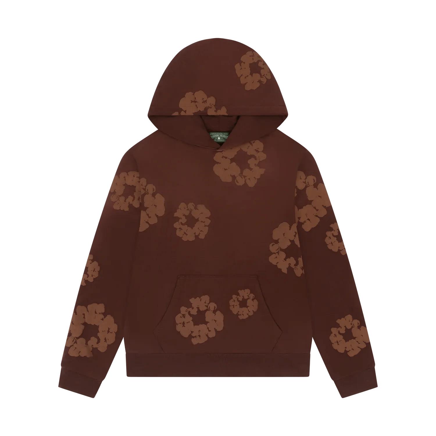 Denim Tears Mono Cotton Wreath Hoodie Brown - Im Your Wardrobe