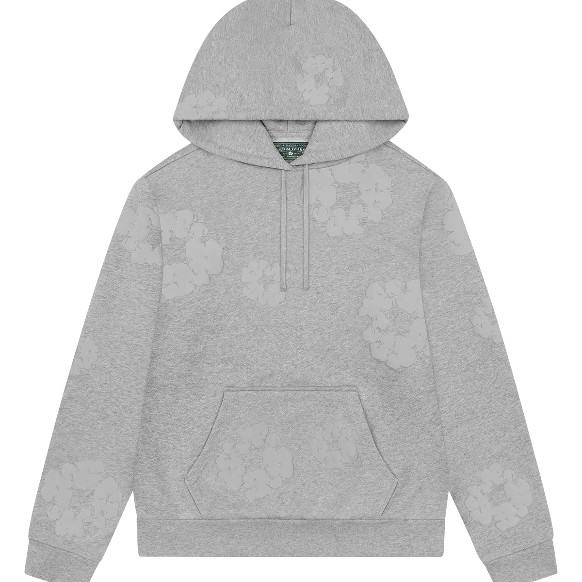 Denim Tears Mono Cotton Wreath Hoodie Grey - Im Your Wardrobe