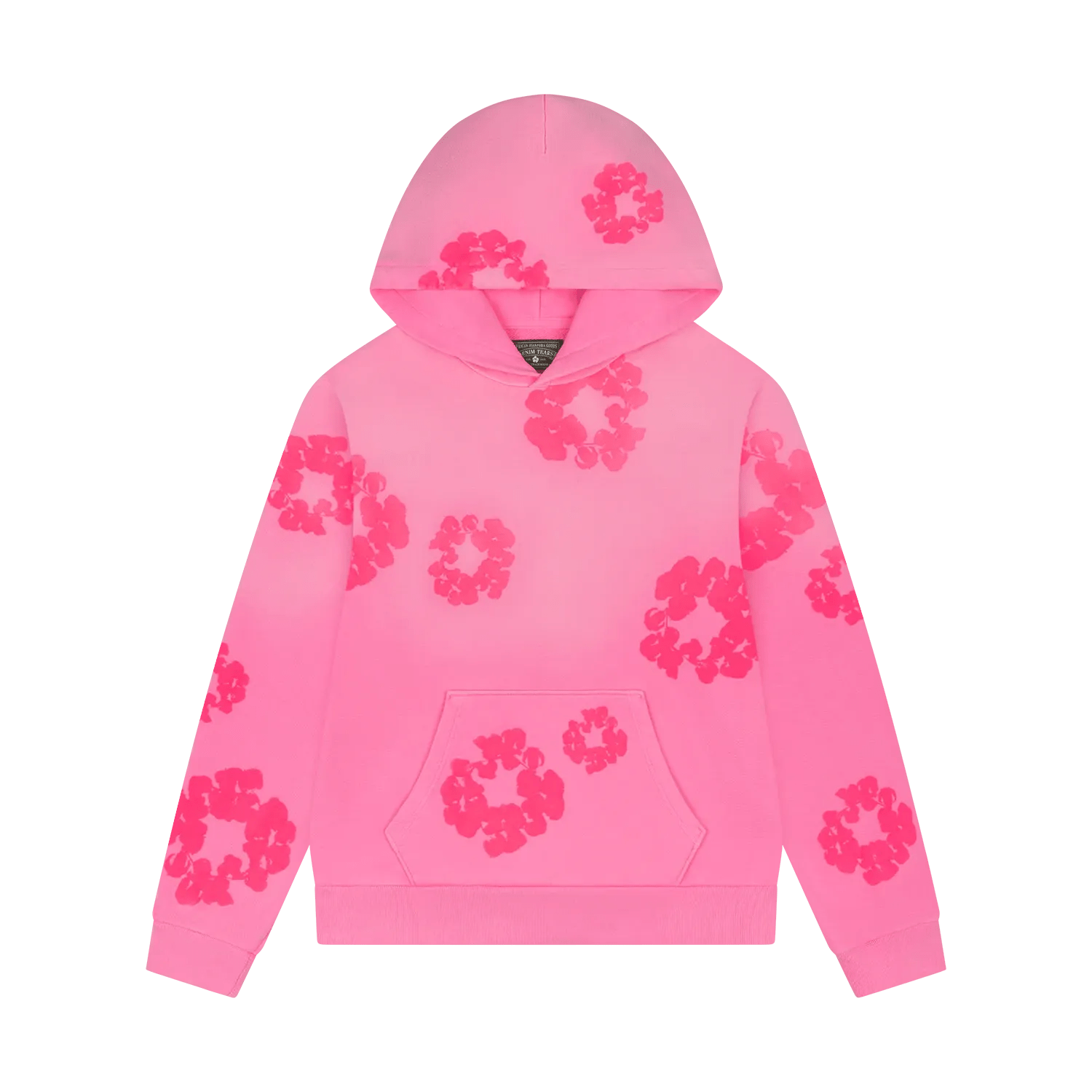 Denim Tears Mono Cotton Wreath Hoodie Pink - Im Your Wardrobe