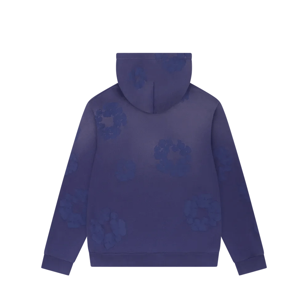 Denim Tears Mono Cotton Wreath Hoodie Washed Blue - Im Your Wardrobe