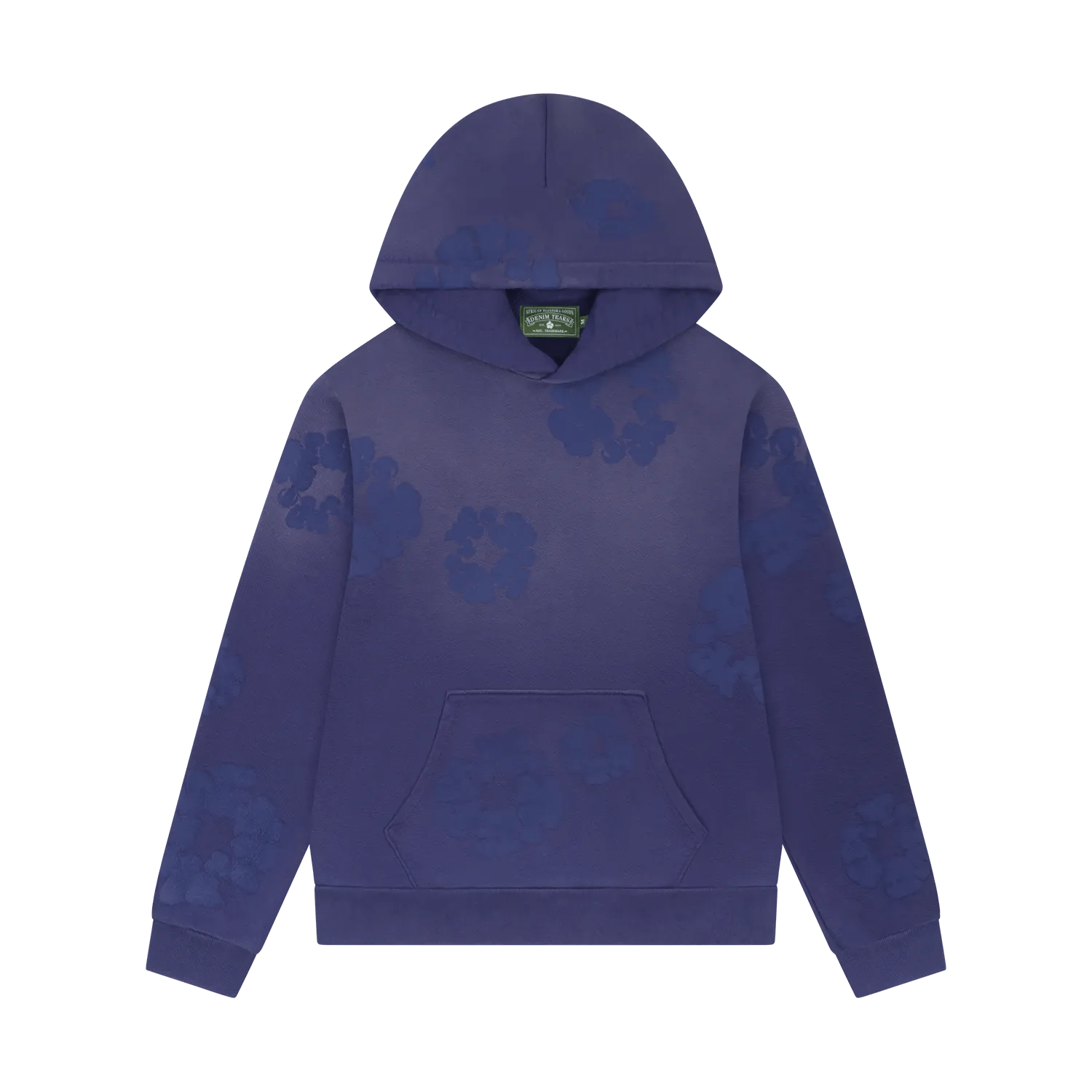 Denim Tears Mono Cotton Wreath Hoodie Washed Blue - Im Your Wardrobe