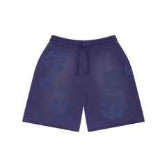Buy Denim Tears Mono Cotton Wreath Sweat Shorts Washed Blue