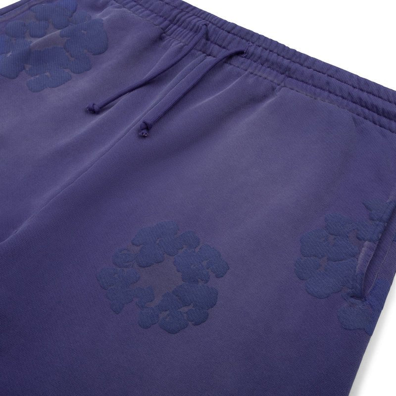 Denim Tears Mono Cotton Wreath Sweat Shorts Washed Blue - Im Your Wardrobe