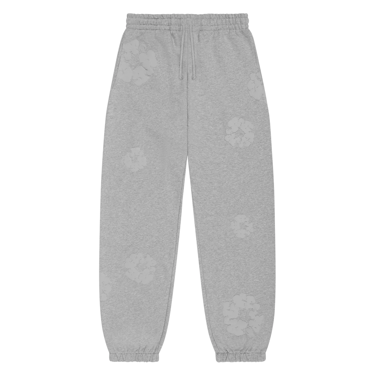 Denim Tears Mono Cotton Wreath Sweatpants Grey - Im Your Wardrobe