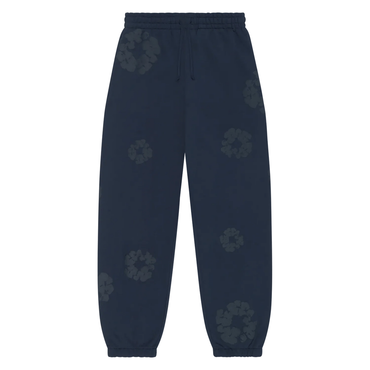 Denim Tears Mono Cotton Wreath Sweatpants Navy - Im Your Wardrobe