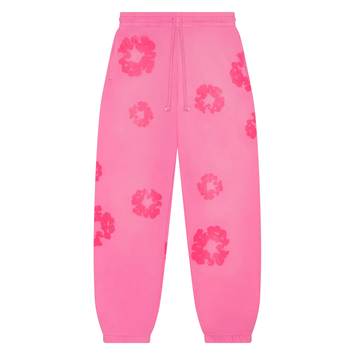 Denim Tears Mono Cotton Wreath Sweatpants Pink - Im Your Wardrobe