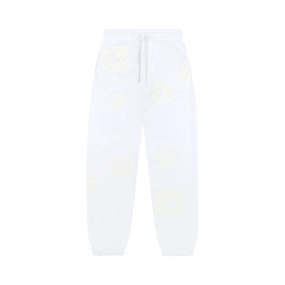 Denim Tears Mono Cotton Wreath Sweatpants White - Im Your Wardrobe