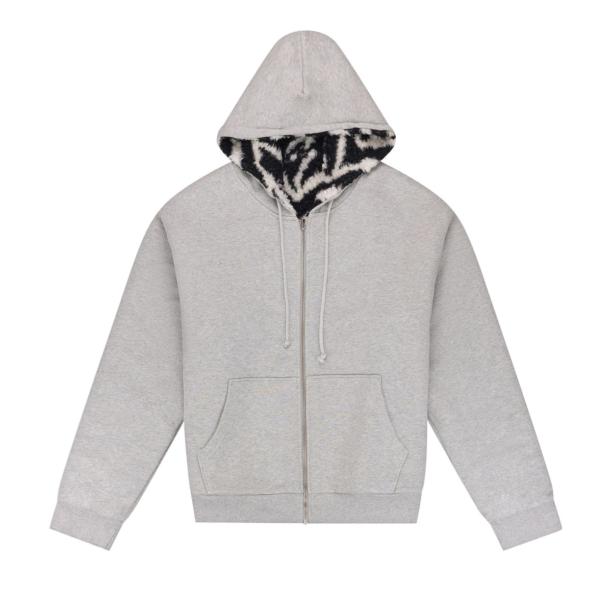 Denim Tears Multi Zebra Lined Hoodie Grey - Im Your Wardrobe