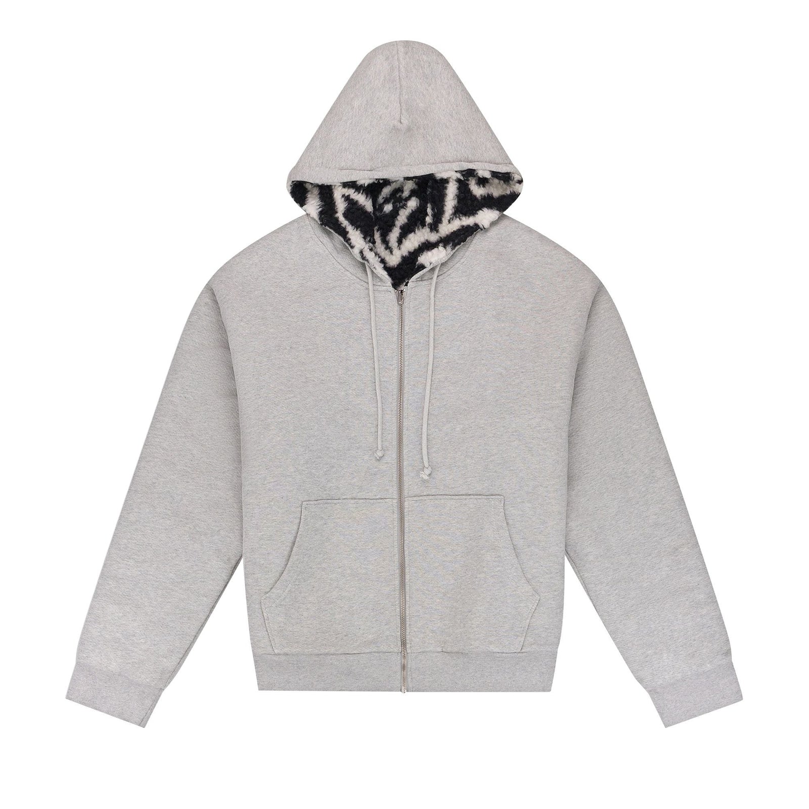 Denim Tears Multi Zebra Lined Hoodie Grey - Im Your Wardrobe