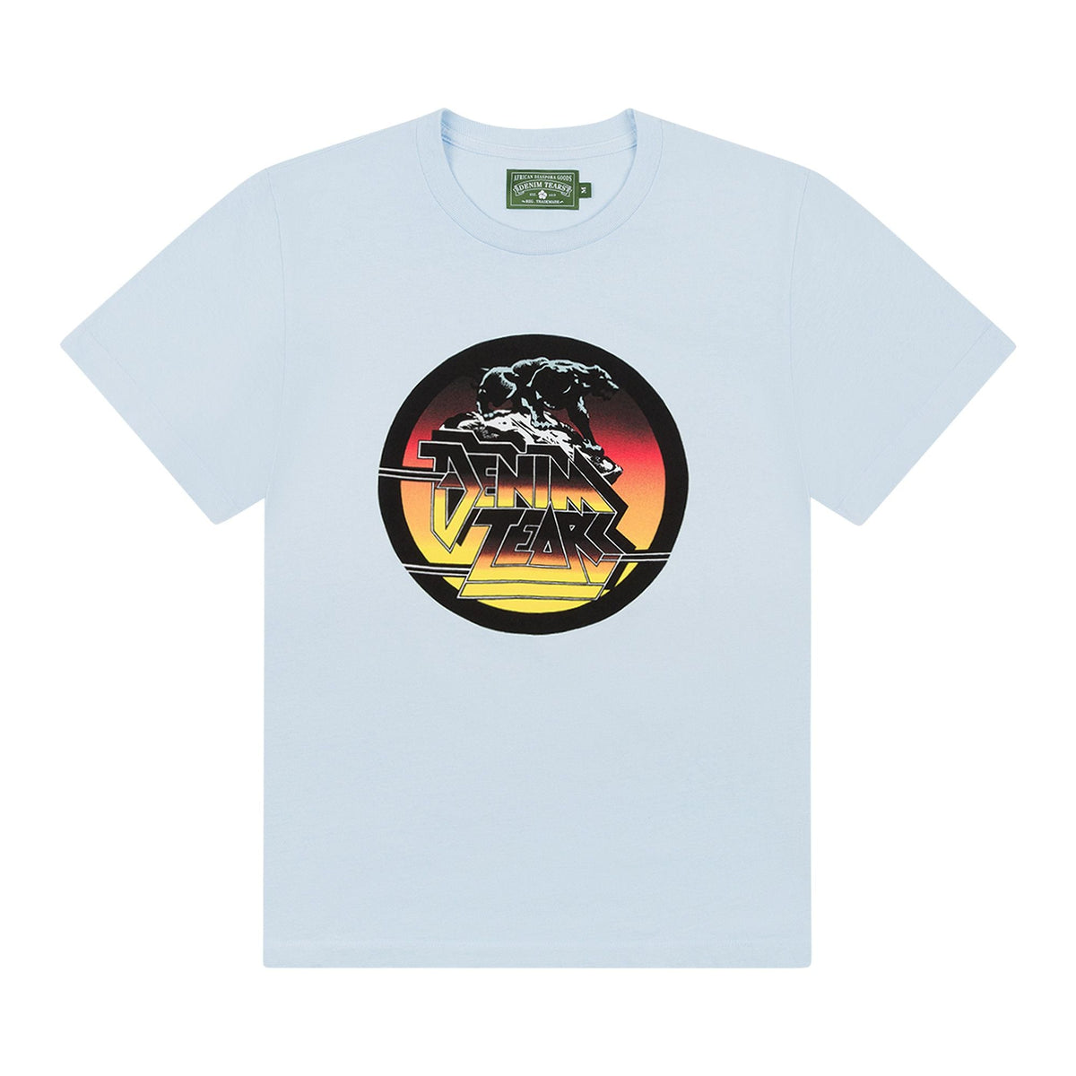 Denim Tears Nightlife Tee Baby Blue - Im Your Wardrobe