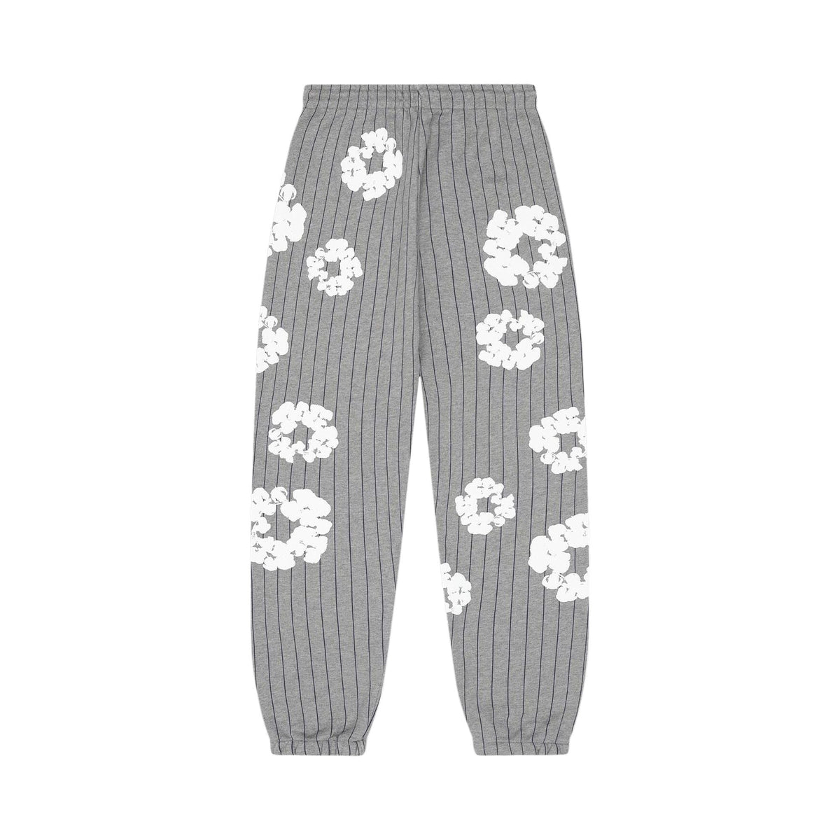 Denim Tears Pinstripe Wreath Sweatpants Grey - Im Your Wardrobe