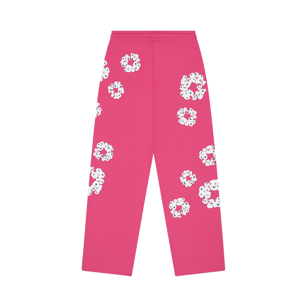 Denim Tears Rhinestone Cotton Wreath Sweatpants Pink - Im Your Wardrobe