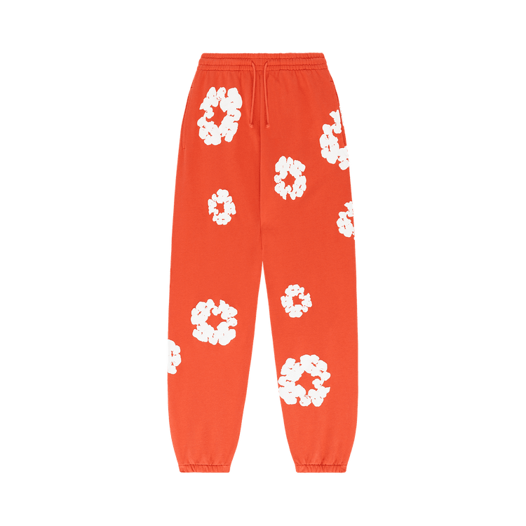 Denim Tears The Cotton Wreath Sweatpants Orange - Im Your Wardrobe