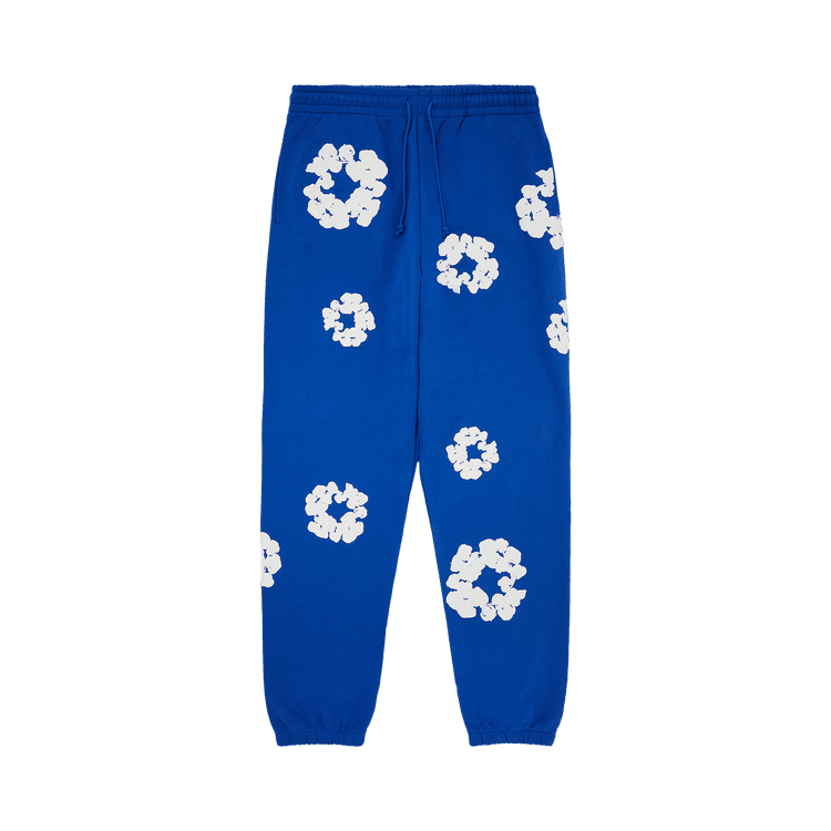 Denim Tears The Cotton Wreath Sweatpants Royal Blue - Im Your Wardrobe