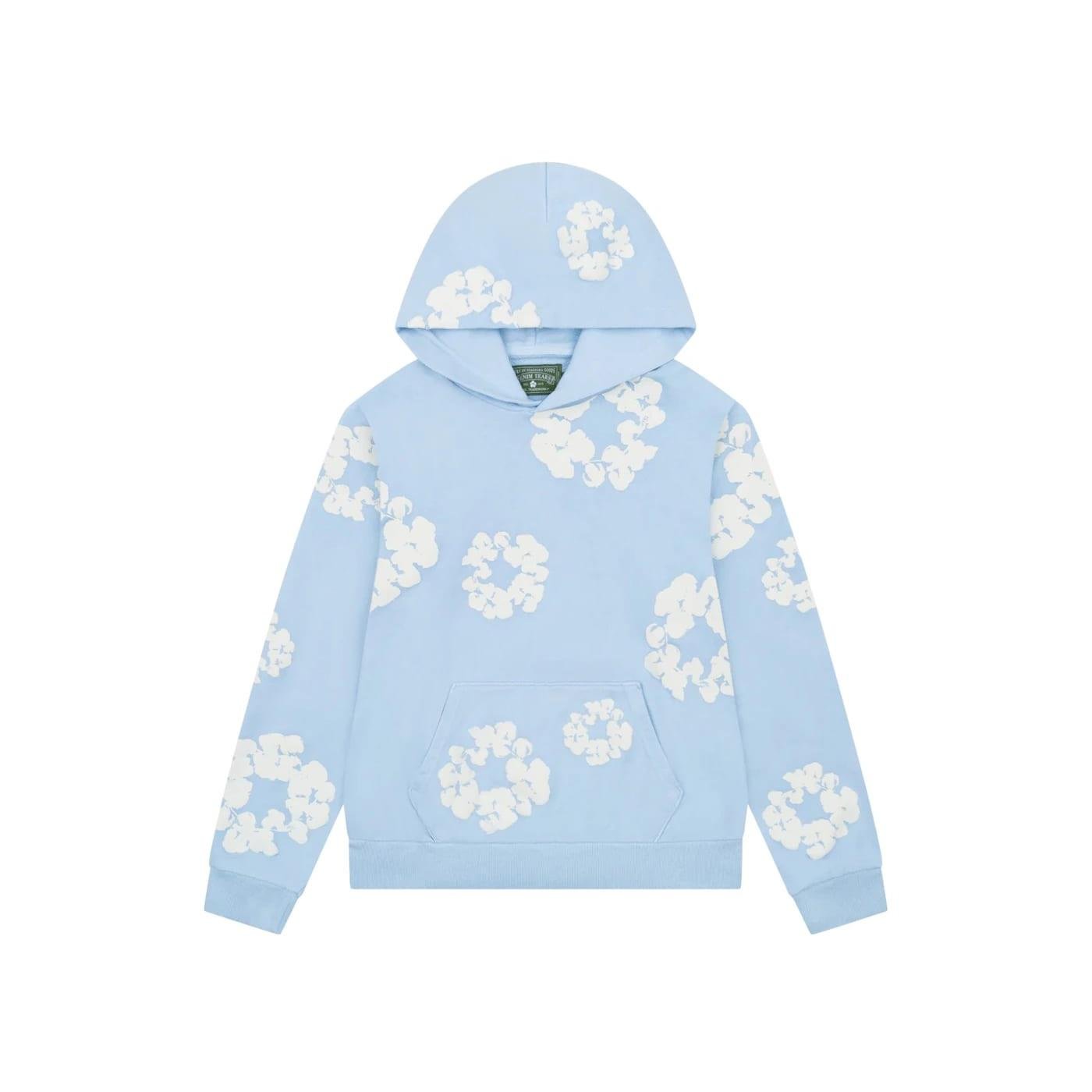 Denim Tears The Cotton Wreath Sweatshirt Powder Blue - Im Your Wardrobe