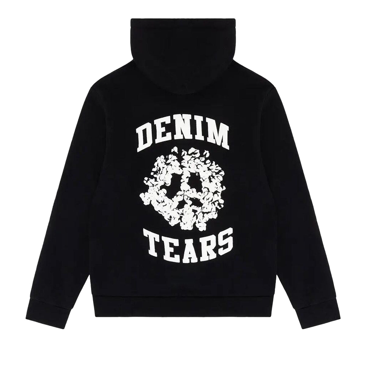 Denim Tears University Zip Hoodie Black/White - Im Your Wardrobe
