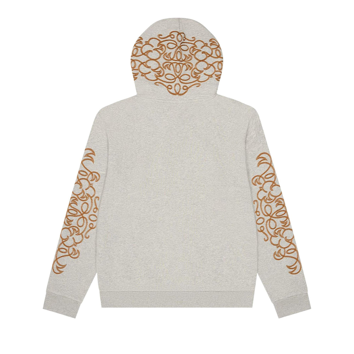 Denim Tears Western Embroidered Hoodie Grey - Im Your Wardrobe