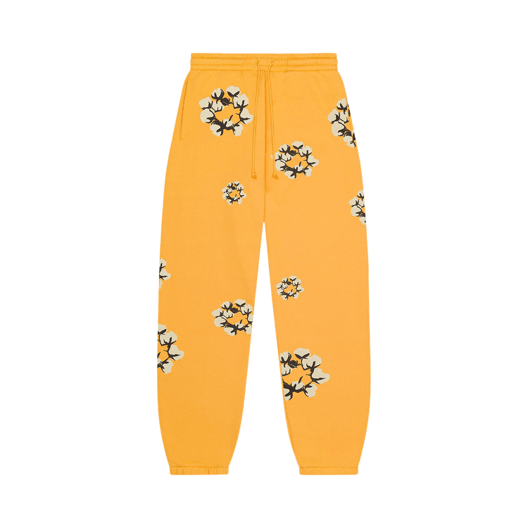 Denim Tears x Cactus Plant Flea Market Cactus Tears Wreath Sweatpants Yellow - Im Your Wardrobe