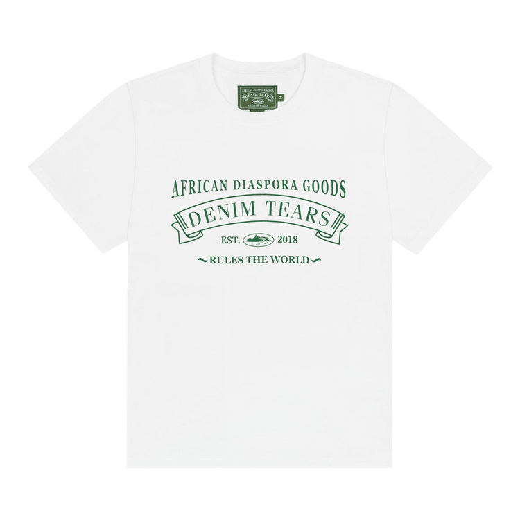 Denim Tears x Corteiz ADG Tee White - Im Your Wardrobe