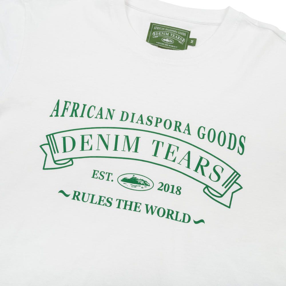 Denim Tears x Corteiz ADG Tee White - Im Your Wardrobe