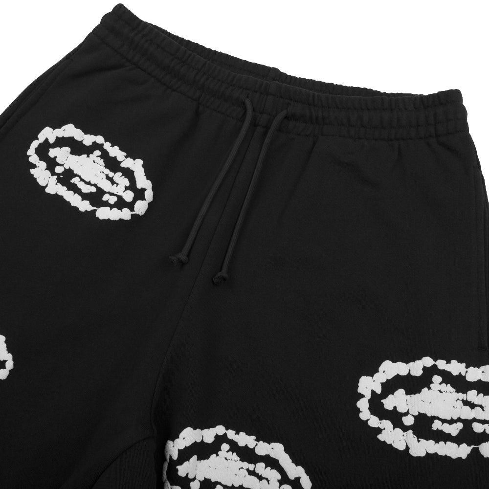 Denim Tears x Corteiz Cotton Wreath Sweatpants Black - Im Your Wardrobe