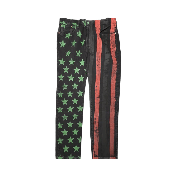 Denim Tears x CPFM 4th of July Denim Plant Jeans Black - Im Your Wardrobe