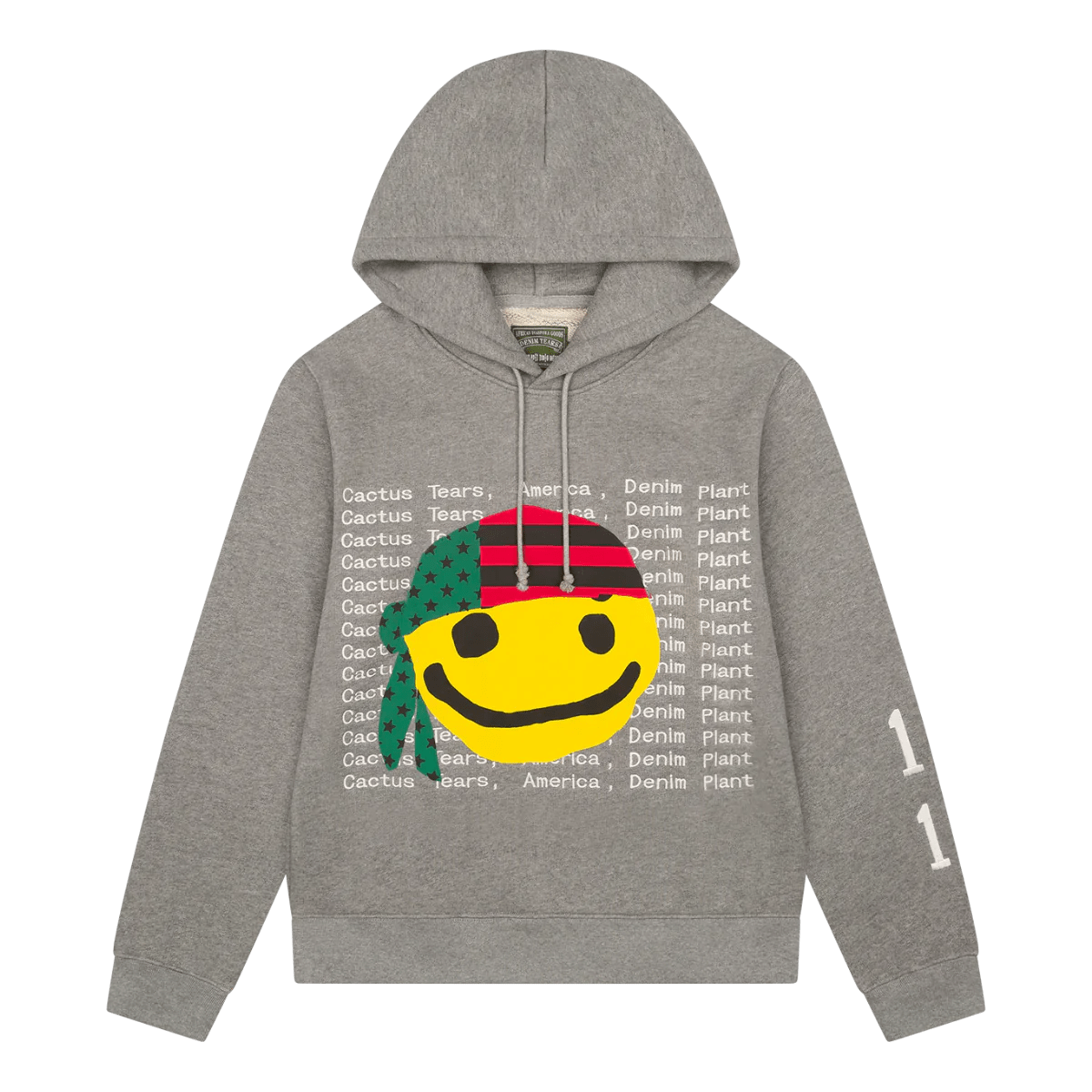 Denim Tears x CPFM Cactus Tears Hoodie Grey - Im Your Wardrobe