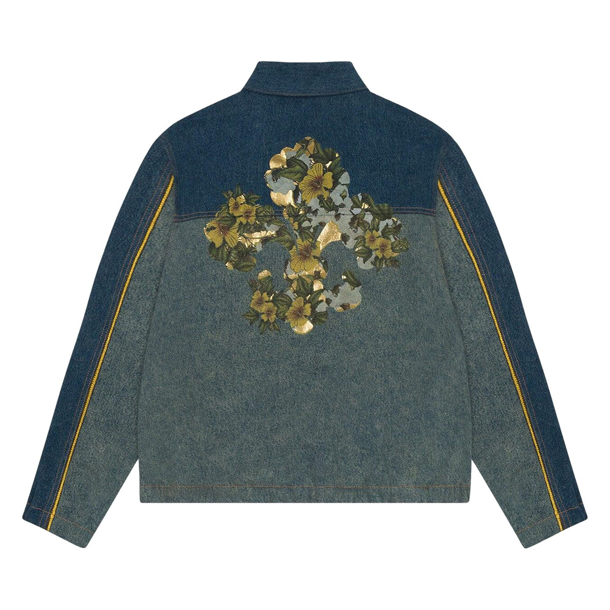Denim Tears x Levi's Cotton Fleur De-Lis Denim Track Jacket Light Wash - Im Your Wardrobe