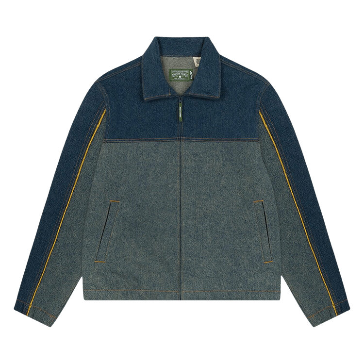 Denim Tears x Levi's Cotton Fleur De-Lis Denim Track Jacket Light Wash - Im Your Wardrobe