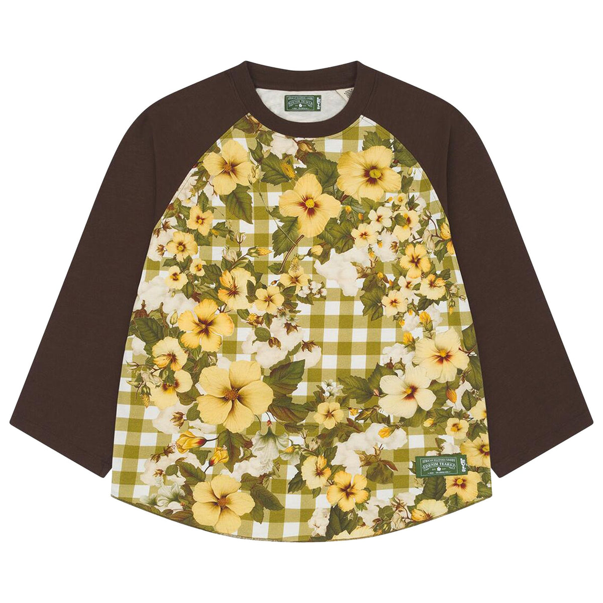Denim Tears x Levi's Cotton Gingham Baseball Tee Multicolor - Im Your Wardrobe