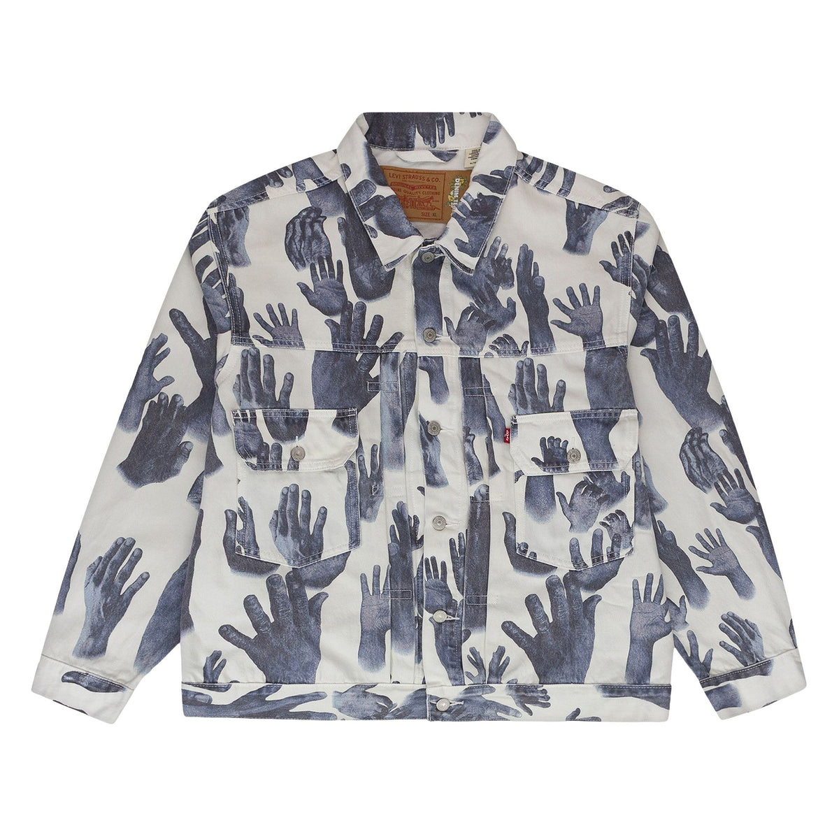 Denim Tears x Levi's Hands Jacket White - Im Your Wardrobe
