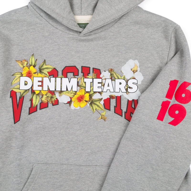 Denim Tears x Virginia Sweatshirt Heather Grey - Im Your Wardrobe