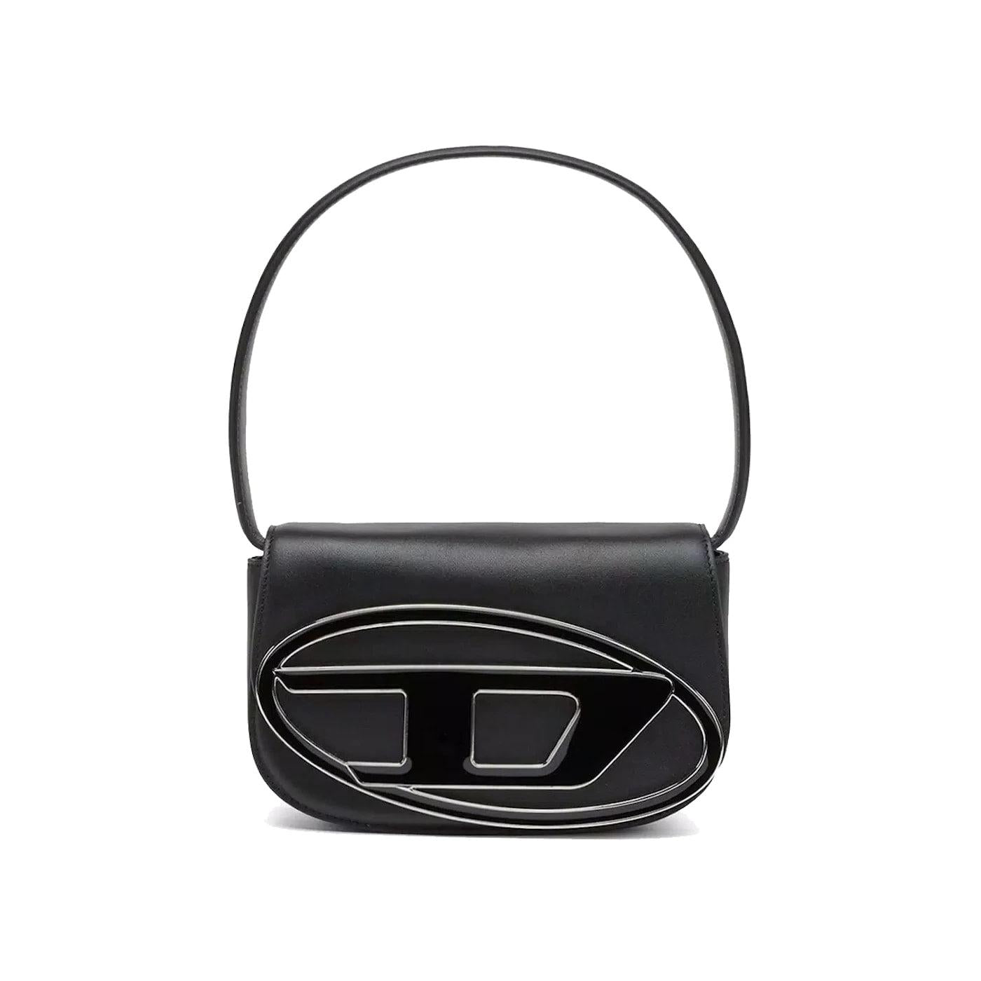 Diesel 1DR Shoulder Bag Nappa Leather Black - Im Your Wardrobe