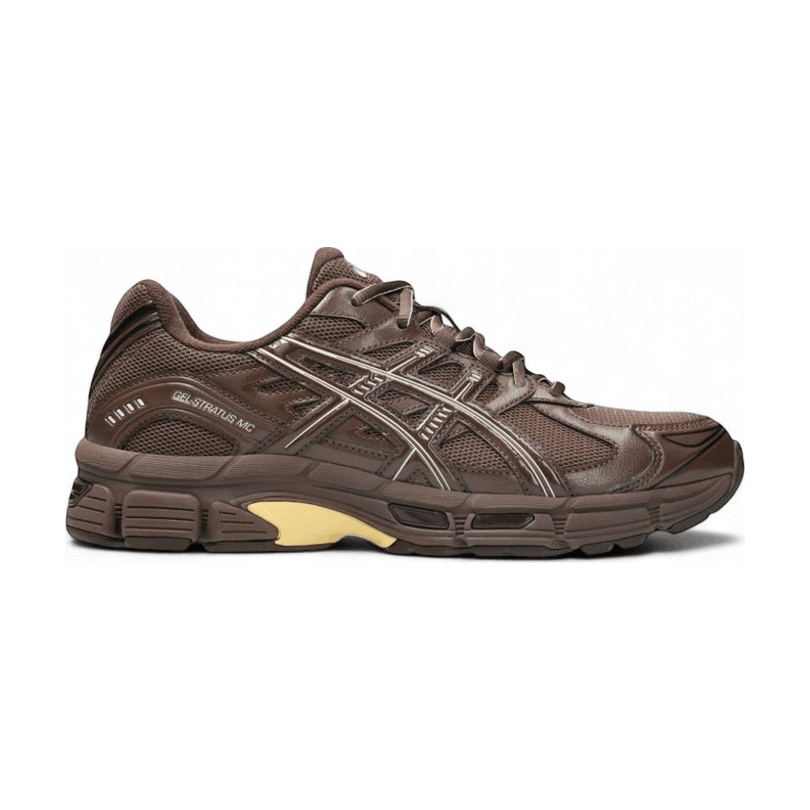 emmi x ASICS Gel-Stratus MC Brown Storm front