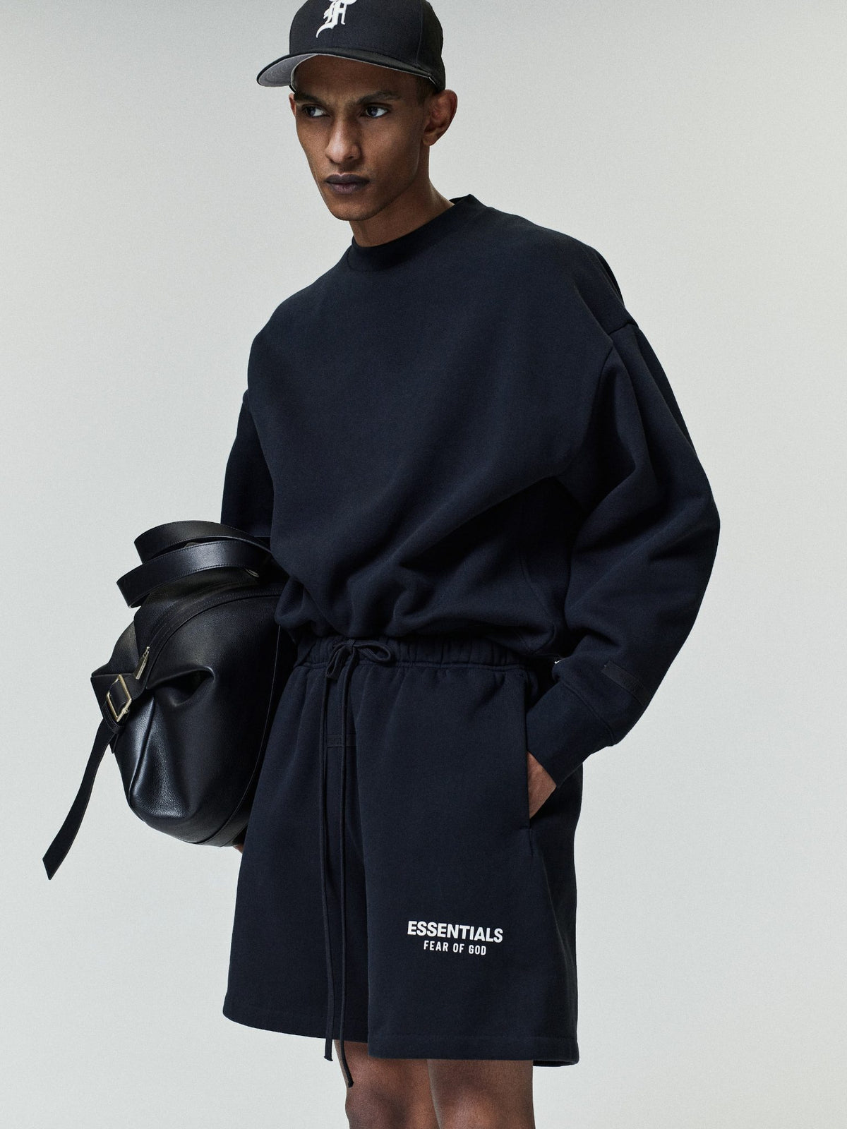 Fear of God Essentials SS26 Classic Sweatshort Vintage Black