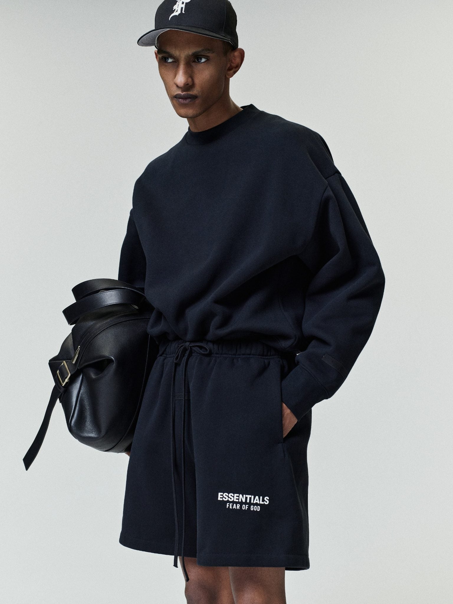 Fear of God Essentials SS26 Classic Sweatshort Vintage Black