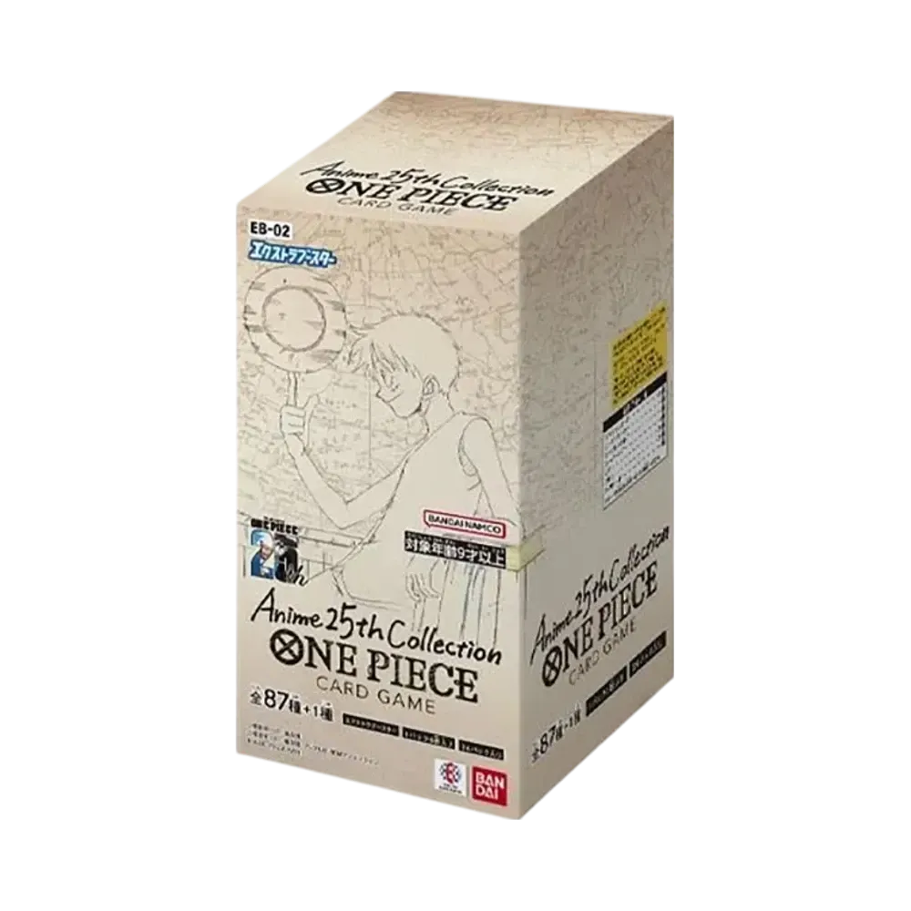 One Piece Card Game Extra Booster Anime 25th Collection Booster Box EB-02 (Japanese)