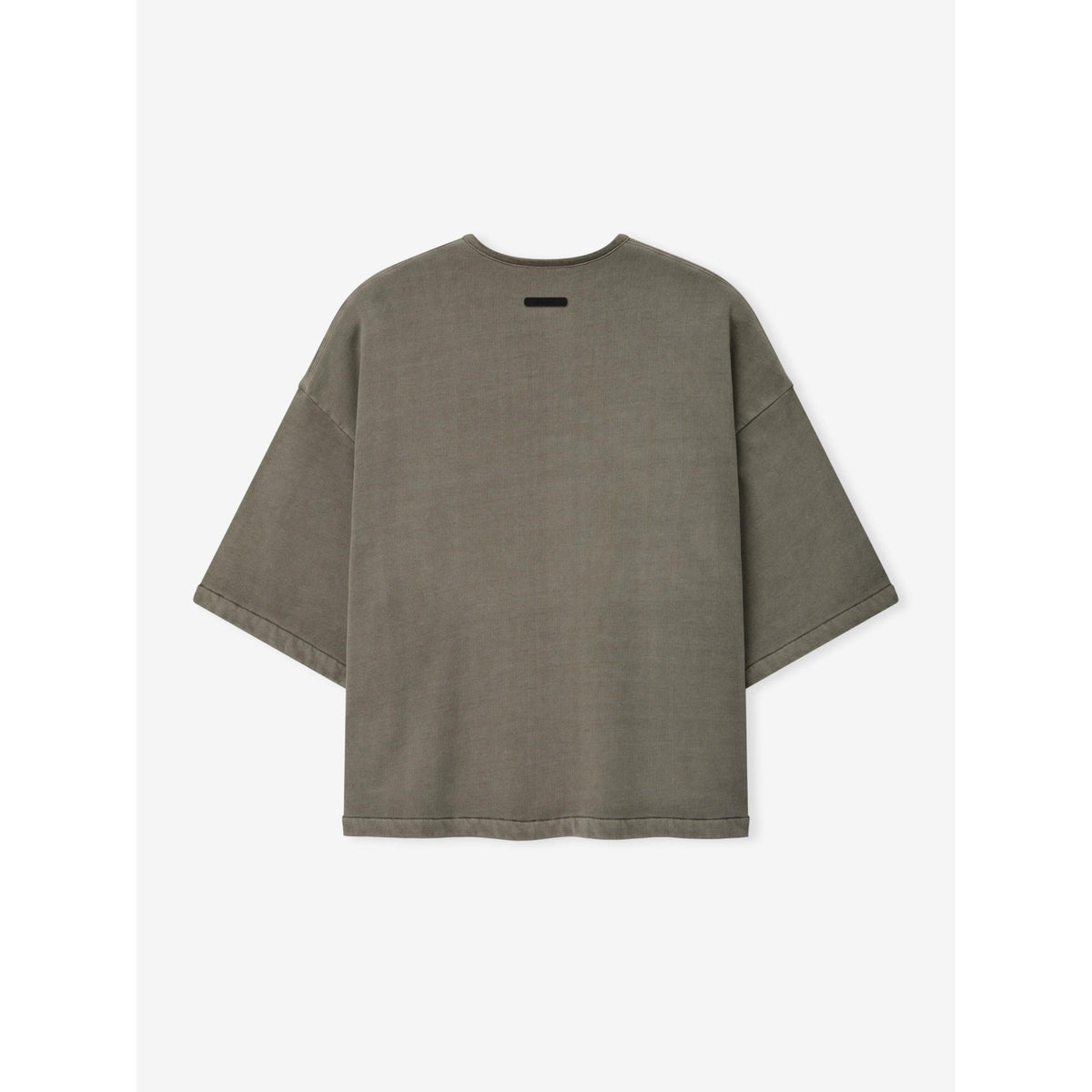 Fear of God Essentials 3/4 Henley Sweatshirt Washed Seal - Im Your Wardrobe